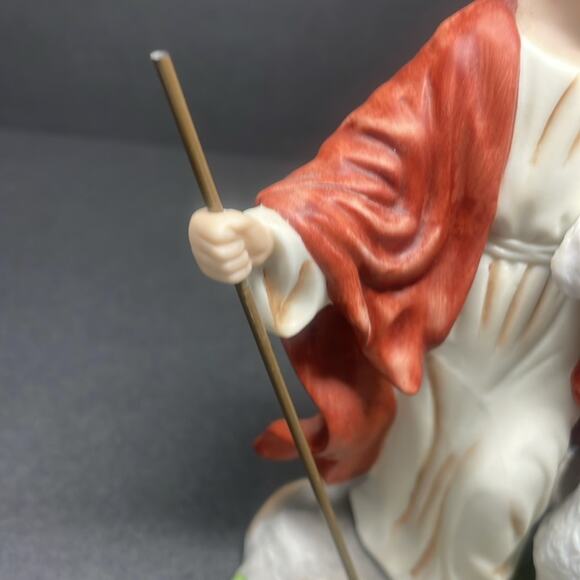 Vintage Cromo N. M. Milano Jesus the Good Shepherd Figurine Made in Italy - Picture 6 of 9